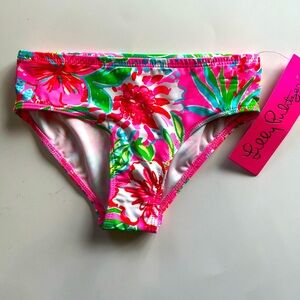 Lilly Pulitzer Girls 4 Journey to‎ the Jungle Floral Bikini Bottom UPF 50 Pink